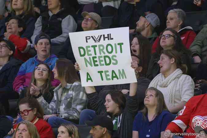 Detroit shoots to boost its bid for PWHL expansion team, drawing record crowd for pro women’s hockey