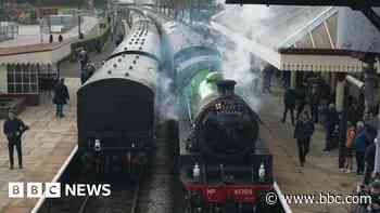 Steam train celebration takes visitors back in time