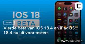 Vierde beta van iOS 18.4 en iPadOS 18.4 nu uit voor testers