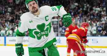 Matthews, Nylander power Maple Leafs over Flames