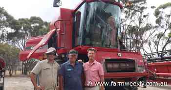 A CASE 6130 header tops Boekeman's Northam surplus sale at $275,000