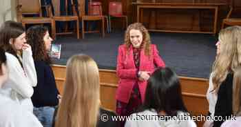 TV historian visits Bournemouth school for specialist lecture
