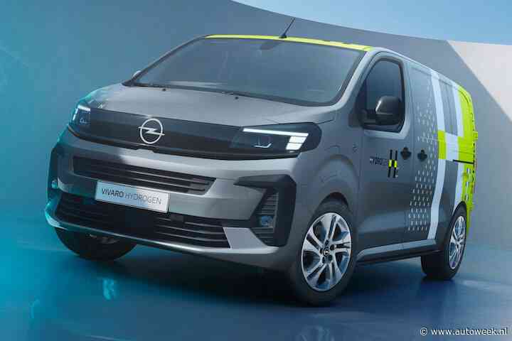 Opel Vivaro Hydrogen: tot bijna €36.000 subsidie op bestelbus 'op waterstof'
