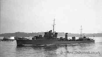 Tragic WWII sailors honoured after 85 years: Names of 190 seamen who died when Navy destroyer was hit by Nazi torpedo will be inscribed on lifeboat