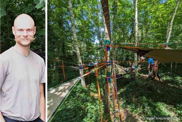 Harald haalt inspiratie uit zijn jeugd voor bouwspeelbos: “Wie ziet vandaag nog kinderen in de bomen klimmen?”