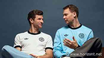 Witziger Spot mit Thomas Müller, Rudi Völler und Co: Adidas und Jung von Matt feiern das DFB-Jubiläumstrikot
