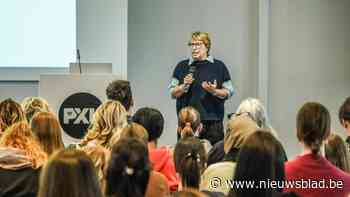 Minister Gennez onthult haar vijf werven tijdens gastcollega aan PXL: “We hebben jongeren als jullie nodig”