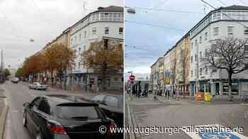 Fotos zeigen: Wo die Autos in Augsburg verdrängt wurden