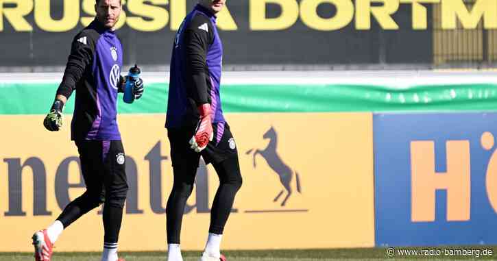 Erstes Training mit allen Spielern und einem Torwart-Duell