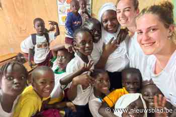 Leerlingen kinderzorg beleven stage in Gambia