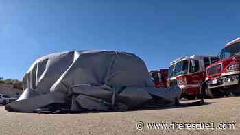 Cybertruck owner donates EV fire blankets to 9 La. FDs