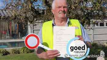 Jaak stopt na 15 jaar als gemachtigd opzichter: “Je doet iets wezenlijks, kinderen veilig laten oversteken”