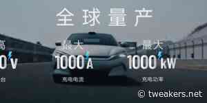 BYD ontwikkelt 1000kW-laadsysteem, claimt 400km bereik na 5 minuten laden