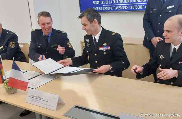 POL-PPRP: Erneuerung der gemeinsamen Absichtserklärung zur Stärkung der deutsch-französischen Zusammenarbeit