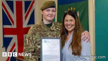 Teenager praised for helping to save mum's life