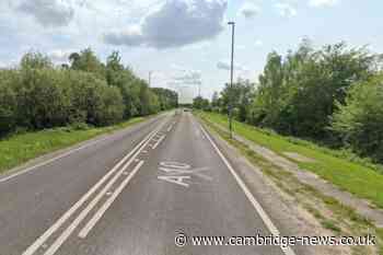 A10 crash: Crash leaves car in ditch along a major Cambridgeshire road