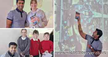 Former F1 star inspires pupils at Watford primary school