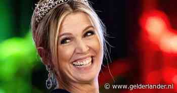 Máxima gaat voor klein diadeem uit Oranje-kluis bij gevoelig bezoek en draagt jurk voor vijfde keer