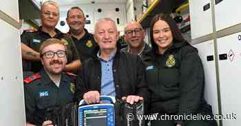 Sunderland grandad reunited with lifesaving ambulance crew after cardiac arrest