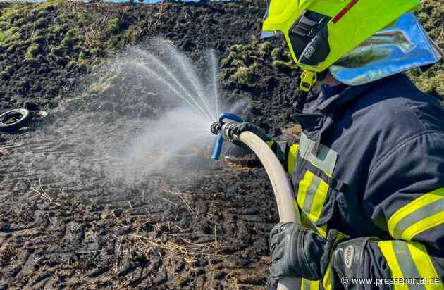 FW Flotwedel: Böschungsbrand am Kinderspielplatz - Feuerwehr verhindert weitere Ausbreitung