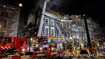 Brand in binnenstad van Delft treft meerdere historische panden