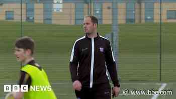 Dan Burn's PE teacher recreates Wembley goal