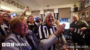 Newcastle fans celebrate 'brilliant' cup win