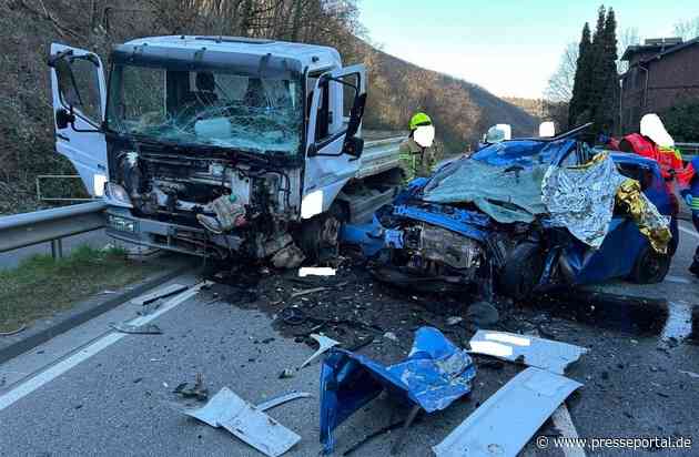 POL-PIBIN: Schwerer Verkehrsunfall auf der B9 bei Bingerbrück - Zwei Tote und zwei Verletzte