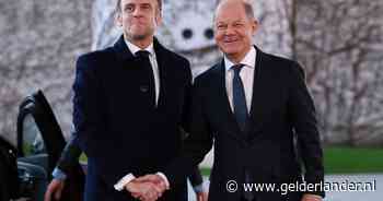 Macron en Scholz beloven Oekraïne te blijven steunen