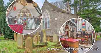 Converted chapel within graveyard for sale as £900k home
