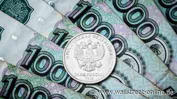 30 Prozent Gewinn: Russlands Rubel baut Rallye aus