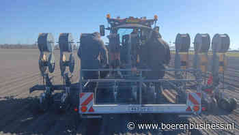 Uien worden veel eerder gezaaid dan vorige jaren