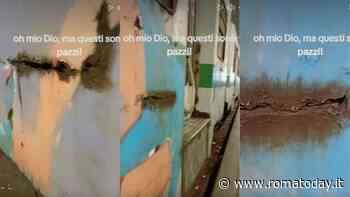 Ferrovia Roma Nord, il treno squarciato e rovinato dalla ruggine