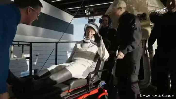 Amerikaanse astronauten terug op aarde na onbedoeld lang ruimteverblijf