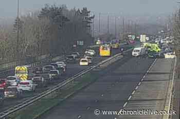 Coast Road rush hour chaos after five-vehicle crash sees huge 999 response