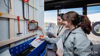 Studenten Thomas More doen ervaring op in de LabOdoo-truck: “Een virtueel bedrijf op wielen”