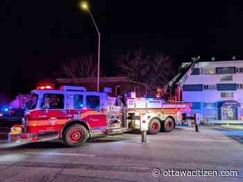 Ottawa firefighters battle late-night Lowertown apartment fire