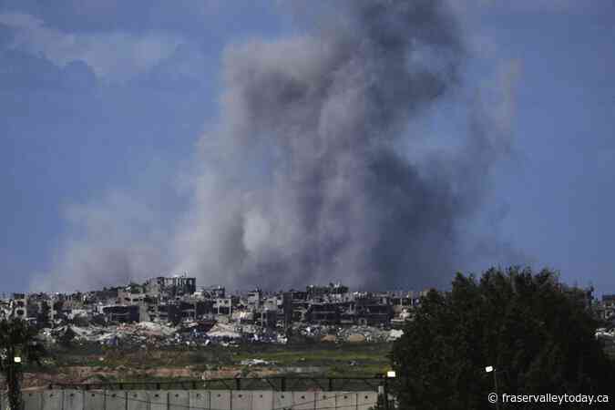 UN says an international staffer was killed and 5 others wounded in a strike in the Gaza Strip