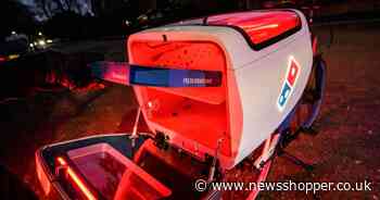 Domino's unveil bike to keep pizzas safe from potholes