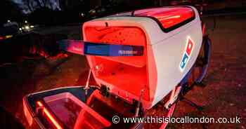 Domino's unveil bike to keep pizzas safe from potholes