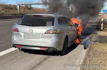 API-TH: Pkw geht in Flammen auf