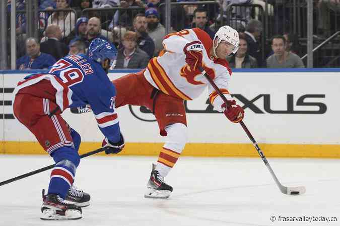 ‘I feel more like myself’: Huberdeau finally comfortable, producing in Calgary