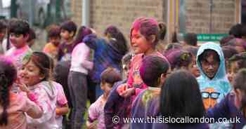 Special colour-throwing event at Barkingside school marks festival