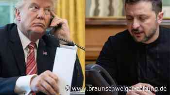 Trump telefoniert mit Selenskyj – „Sind auf einem guten Weg“