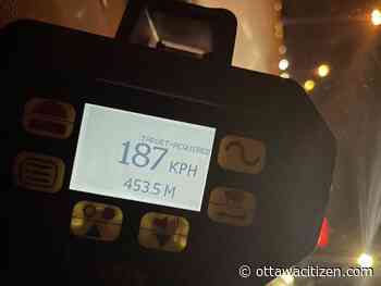 Driver's month-old licence pulled, father's car impounded for Hwy 417 speeding