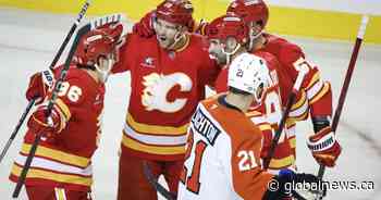 Flames’ Jonathan Huberdeau finally comfortable, producing in Calgary: ‘Feel more like myself’