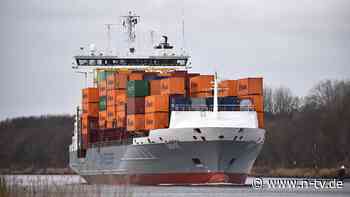 Ladungsmenge geht zurück: Nord-Ostsee-Kanal bekommt "aktuelle Krisen" zu spüren