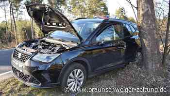 Fahrerin patzt beim Überholen – Baumunfall auf Gifhorner B 4