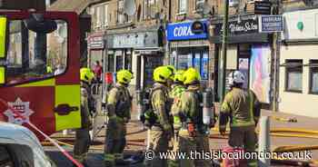 Firefighters tackle blaze at restaurant in Dagenham