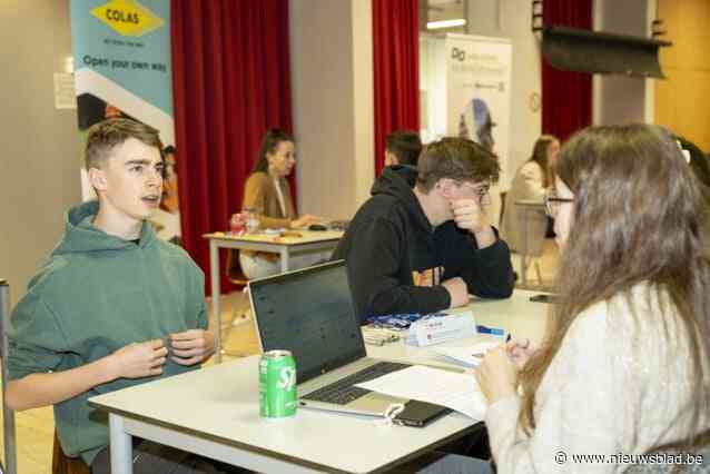 Leerlingen en bedrijven ontmoeten elkaar op jobexpo